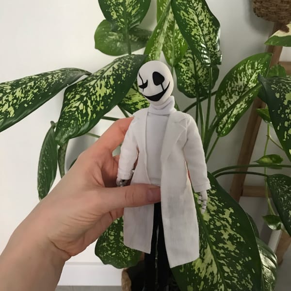 W. D. Gaster | Undertale Doctor Gaster | game character fig - Inspire ...