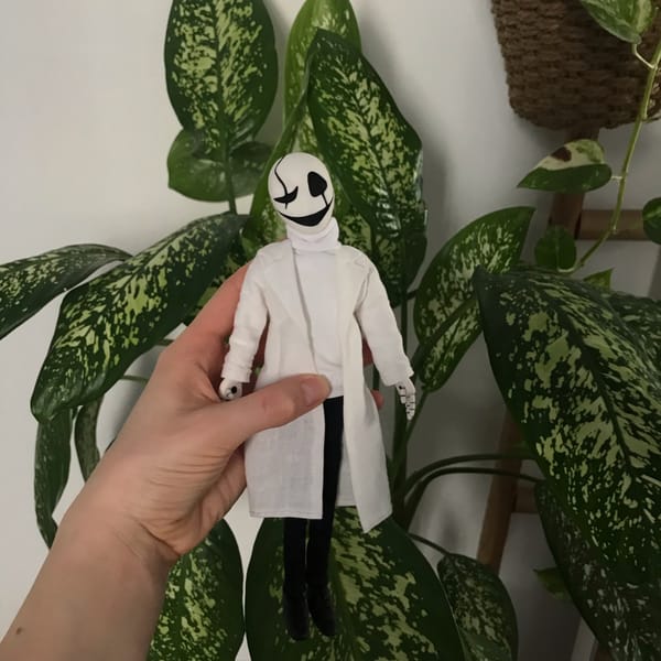 W. D. Gaster | Undertale Doctor Gaster | game character fig - Inspire ...