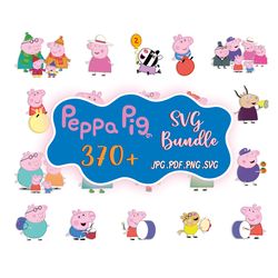 peppa pig svg bundle