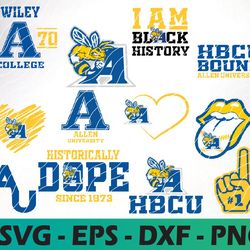 allen university artwork hbcu collection, svg, png, eps, dxf