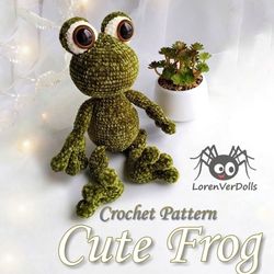Cute Frog Crochet Pattern Amigurumi