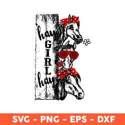 hay girl hay cow svg, cow svg, cow girl svg, girl cow svg, animals svg, eps, dxf, png - download file