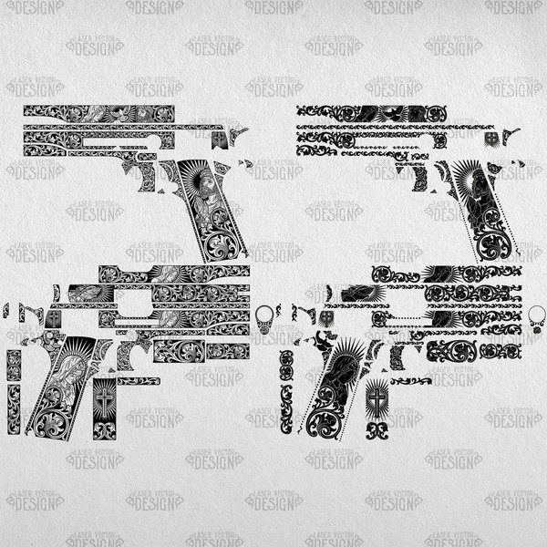 VECTOR DESIGN Colt 1911 government Mercious Jesus and Virgin Mary 7.jpg