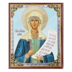 The Martyr Saint Daria of Rome | Handmade icon  | Size: 2,5" x 3,5"