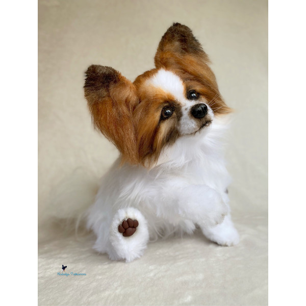 papillon dog realistic toy Inspire Uplift