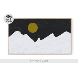 samsung frame tv art landscape abstract, boho, minimalist, frame tv art digital download 131
