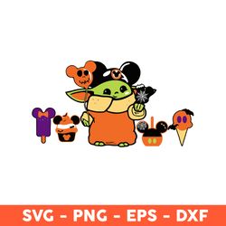 Star Wars Baby Yoda Halloween Svg, Baby Yoda Svg, Halloween Svg, Star War Svg, Eps, Dxf, Png - Download File