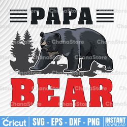 Papa Bear SVG, Daddy SVG, Dad To Be svg, Daddy svg  Design, Bear Papa svg, Dad svg Sayings, Fathers Day svg,