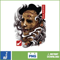 halloween png, scary movies horror characters sublimation designs halloween horror serial killers shirt printing hallowe