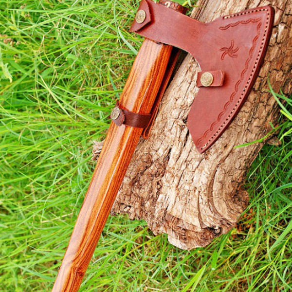 Handmade damascus steel viking throwing axe near me in alaska.jpg