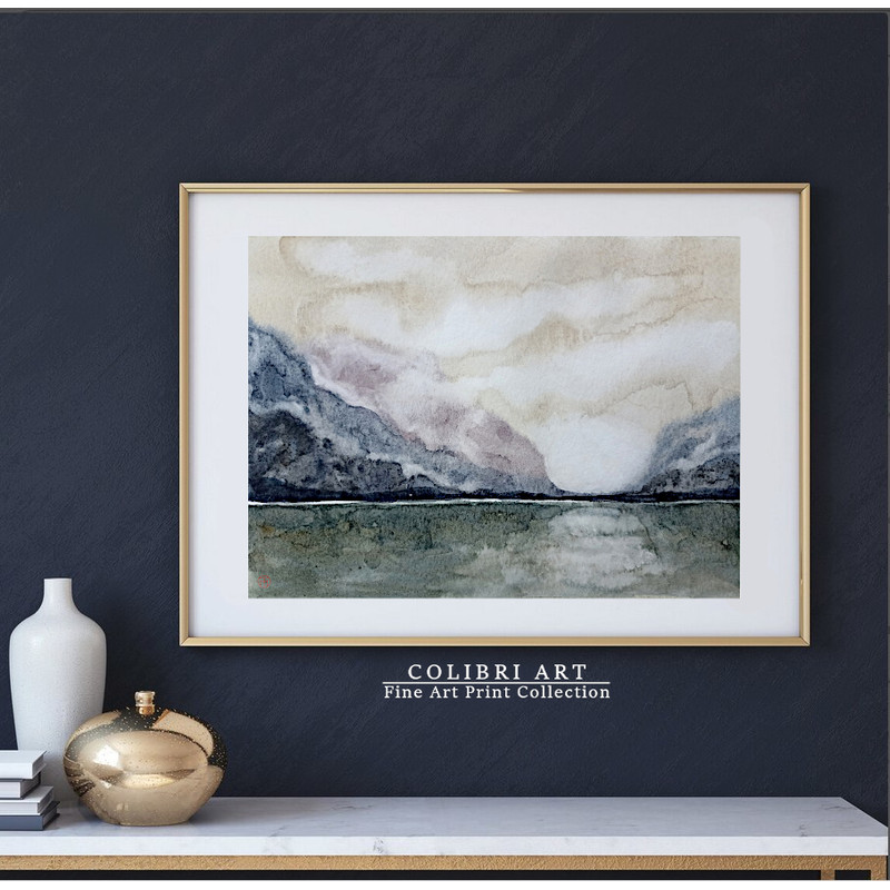 Mountain Painting Muted Art Print Landscape 2 N12.jpg