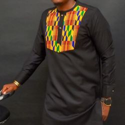 African Men Clothing | Kaftan African Men Shirt and Down | Dashiki Mens Shirt| Family African Wear | African Family Wear