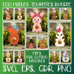 Farm Animals | Easter Egg Holders Bundle