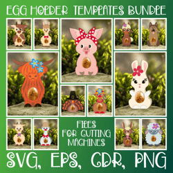 farm animals | easter egg holders bundle