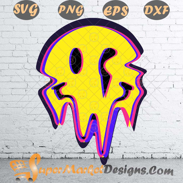 Happy Face Smiley Trippy Acid Long svg png DXF EPS.jpg