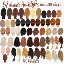 hairstyles clipart: "kids clipart" custom hairstyles girls hair clipart infant baby hairstyles custom kids hairstyles bo