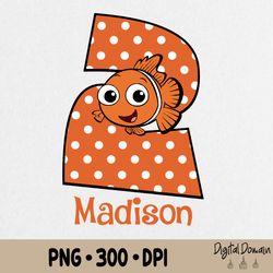personalized finding nemo svg, nemo matching svg, finding dory party group svg
