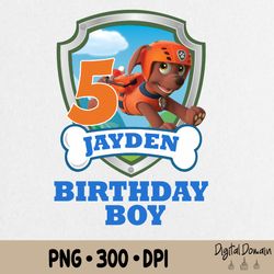 paw birthday boy png, patrol png, pup patrol png, family set png, family matching png, sublimation