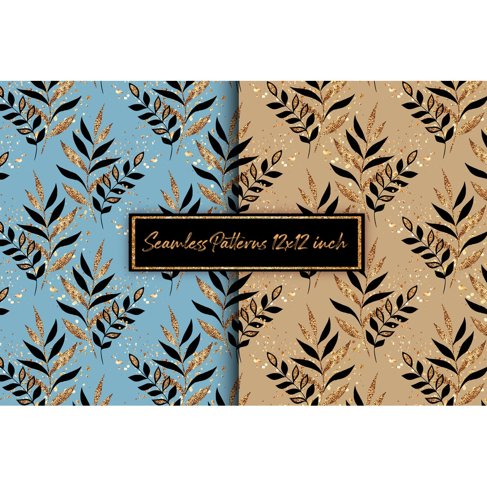 Black and gold leaves. SP set 1 B 01.jpg