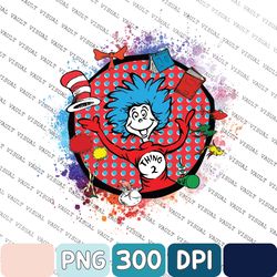 dr seuss png, cat in the hat , teacher rainbow, dr. seuss png, dr. seuss day, sublimation print, teacher life png, teach