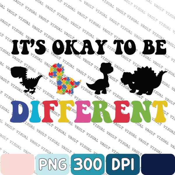 It’s Okay To Be Different Png, Autism Kids Png, Autism Aware - Inspire