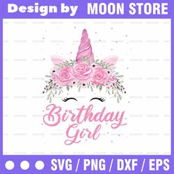 unicorn birthday png, unicorn birthday girls png, birthday girl png, unicorn birthday png printable