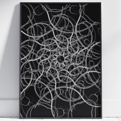 abstract lighters wall art  lighters painting by stainles