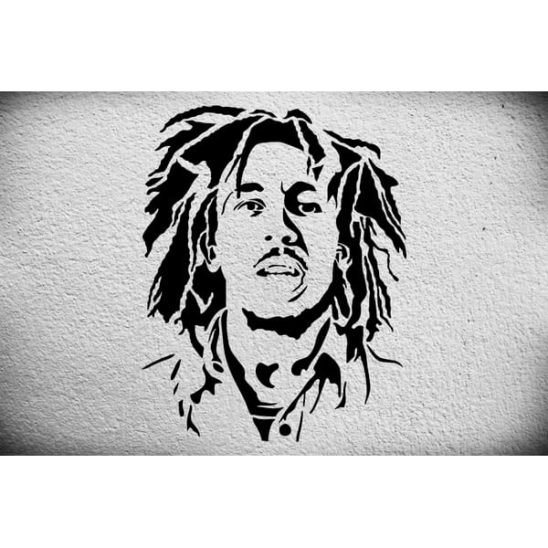 Bob Marley Sticker Famous Musician And Singer Wall Sticker Inspire bob-marley-sticker-famous-musician-and-singer-wall-sticker-inspire