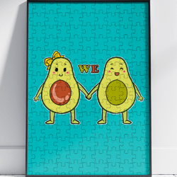 Avocado Wall Art Fruit Art Painting by Stainles