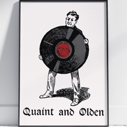 old vinyl record print wall art vintage poster by stainles