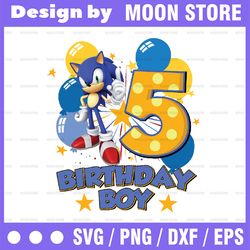 personalized sonic birthday boy age png, custom sonic birthday png, family matching sonic png, digital download