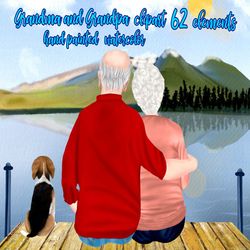 grandparents clipart: "grandpa and grandma" oldman clipart granny clipart older women graphics older men hairstyles gran