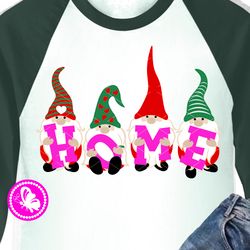 Home sign Gnomes in hats with letters in their hands. Digital downloads
