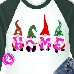 home sign gnomes in hats with letters in their hands. digital downloads