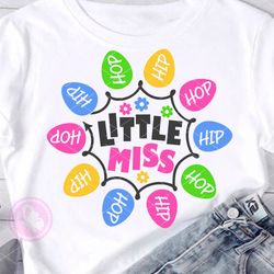 Little miss hip hop quote. Easter eggs clipart. Digital downloads
