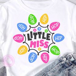 little miss hip hop quote. easter eggs clipart. digital downloads
