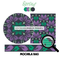 PATTERN: Tapestry crochet bag / wayuu mochila bag / Spring 1