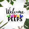 Welcome peeps wall art decor.jpg