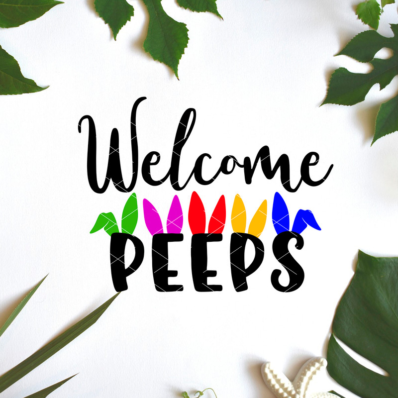 Welcome peeps wall art decor.jpg