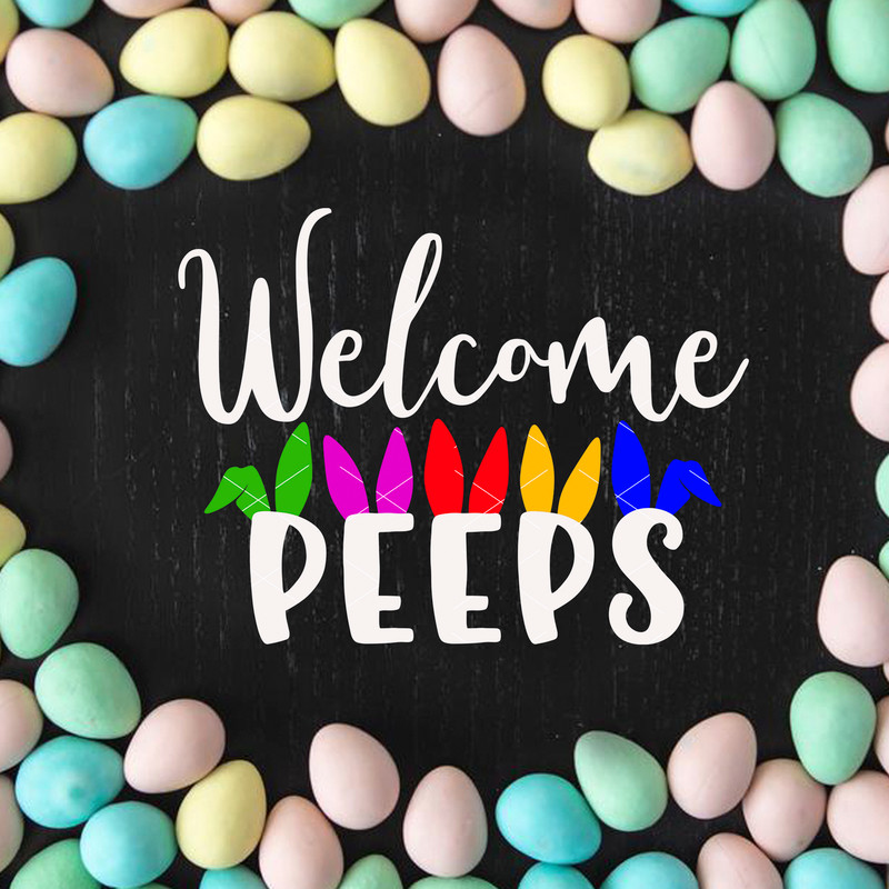 Welcome peeps wall arts.jpg