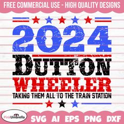 vintage dutton wheeler 2024 svg, yellowstone svg, beth dutton svg, dutton ranch svg, yellowstone shirt, cowboy svg, rip