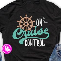 On cruise control Inspirational quote Sun Sea Ocean Summer Ship's helm clipart