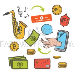 nft music market transaction online selling arts for crypto