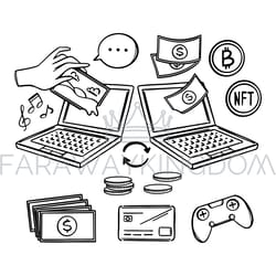 nft trading e-commerce online sells of arts and music works