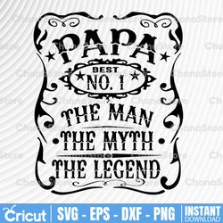 papa man myth legend svg fathers day svg man myth legend svg papa svg father svg papa tsvg  svg grandfather svg papa