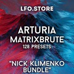 arturia matrixbrute - nick klimenko bundle 128 presets