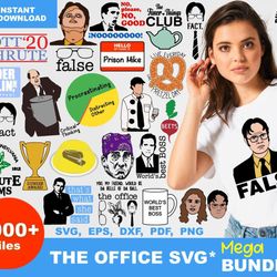 1000 file the office tv show svg dxf eps png, for cricut, silhouette, digital, file cut