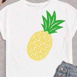 Pineapple clipart Sun Tropical fruits Ocean Cruise Summer print