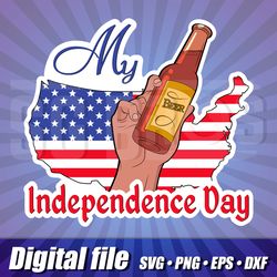 Independence day svg png files, Funny sticker independence day, independence day cricut images, independece day vector