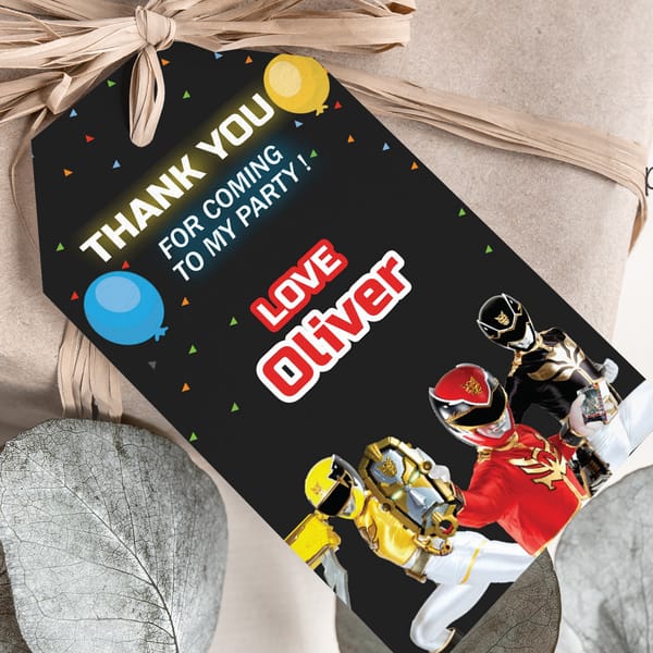 Power Rangers Birthday Invitation , Birthday Party Invitatio - Inspire ...